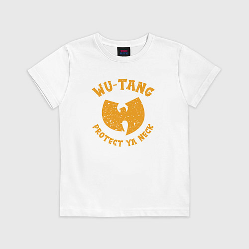 Детская футболка Wu-Tang protect ya neck / Белый – фото 1