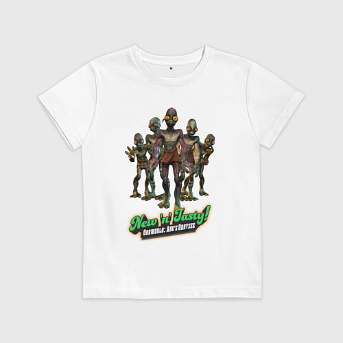 Детская футболка Oddworld - Abes odyssey / Белый – фото 1