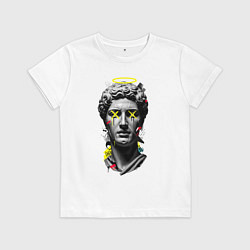 Футболка хлопковая детская Давид, цвет: белый