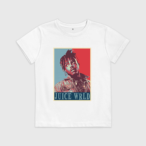 Детская футболка Juice WRLD / Белый – фото 1