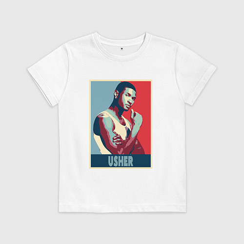 Детская футболка Music Usher / Белый – фото 1