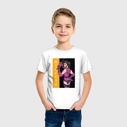 Футболка хлопковая детская Mileena fighter, цвет: белый — фото 2