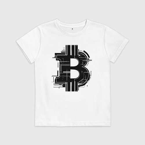 Детская футболка Urban биткоин / Белый – фото 1