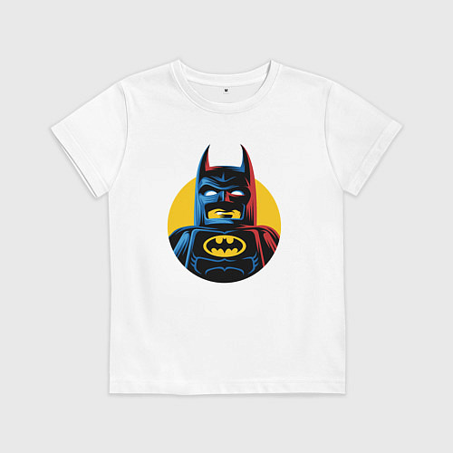 Детская футболка Batman look / Белый – фото 1