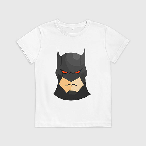 Детская футболка Голова Бэтмена / Белый – фото 1