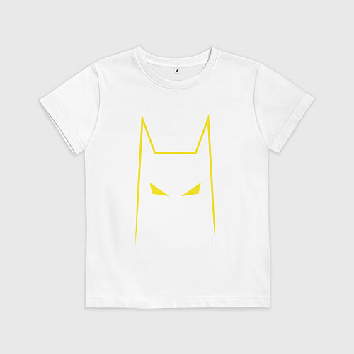 Детская футболка Batman minimalism / Белый – фото 1