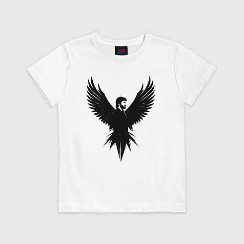 Детская футболка Крылатый Чак Норрис / Белый – фото 1