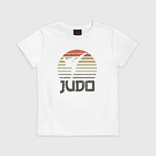 Детская футболка Judo fighter / Белый – фото 1