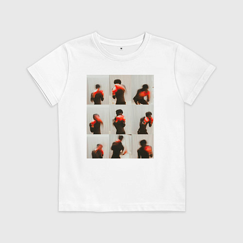 Детская футболка Боксер фотографии / Белый – фото 1