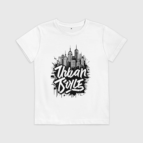 Детская футболка Городской стиль / Белый – фото 1