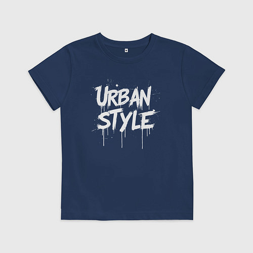 Детская футболка Urban style граффити / Тёмно-синий – фото 1