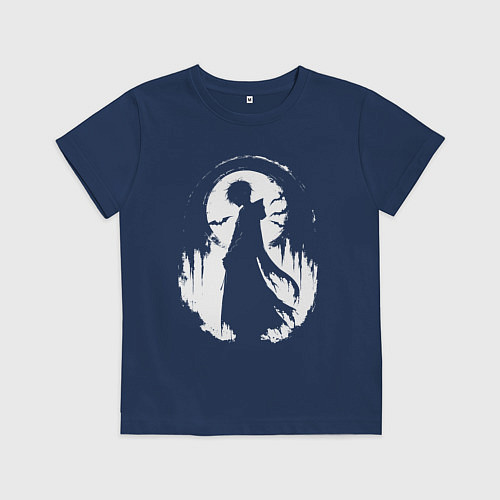 Детская футболка Аниме гот / Тёмно-синий – фото 1