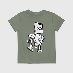 Детская футболка Bart Simpsons Zombie