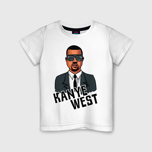 Детская футболка Kanye West / Белый – фото 1