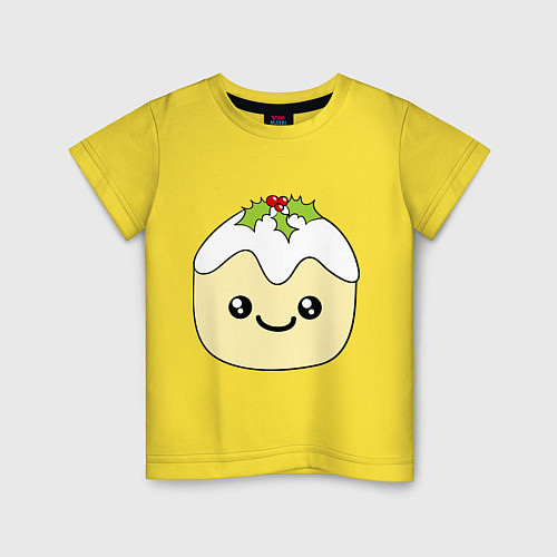 Детская футболка Кексик / Желтый – фото 1