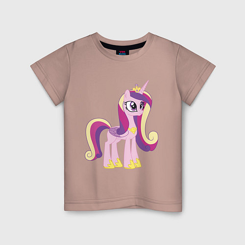 Детская футболка Принцесса Каденс / Пыльно-розовый – фото 1