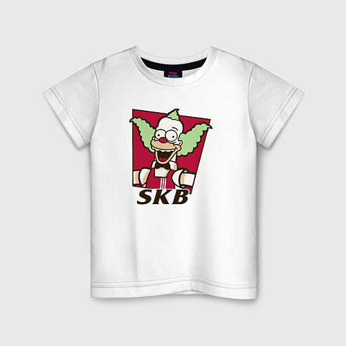 Детская футболка Супер Красти Бургер / Белый – фото 1