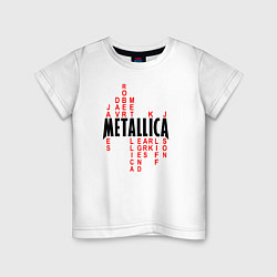Детская футболка Metallica History