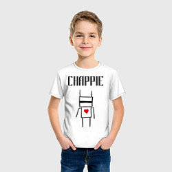 Футболка хлопковая детская Chappie, цвет: белый — фото 2