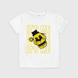 Футболка хлопковая детская It's me Freddy, цвет: белый