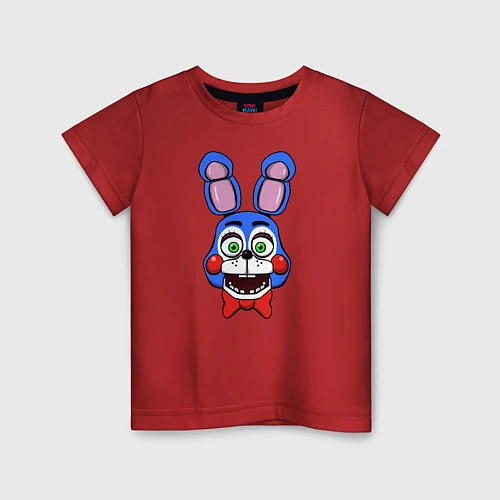 Детская футболка Toy Bonnie FNAF / Красный – фото 1