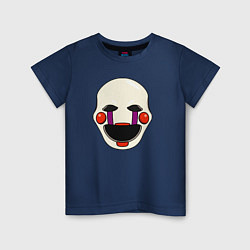 Футболка хлопковая детская Puppet FNAF Марионетка, цвет: тёмно-синий