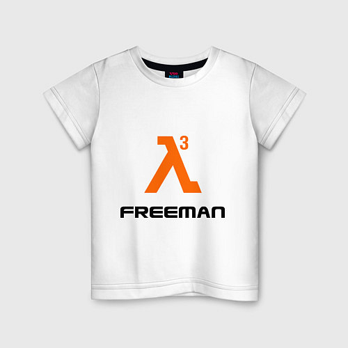 Детская футболка HL3: Freeman / Белый – фото 1
