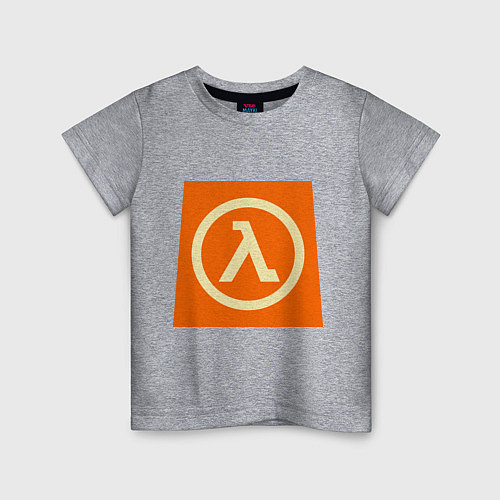 Детская футболка Half-Life / Меланж – фото 1