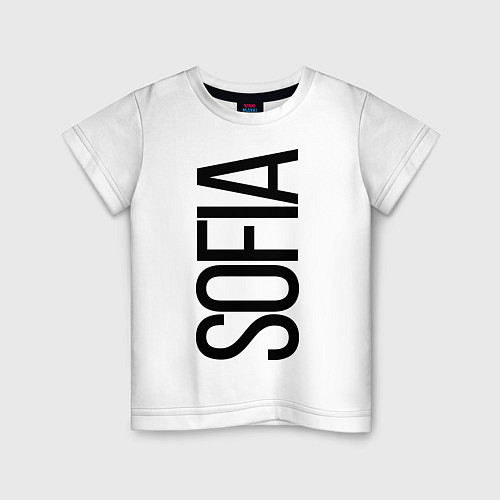 Детская футболка София / Белый – фото 1