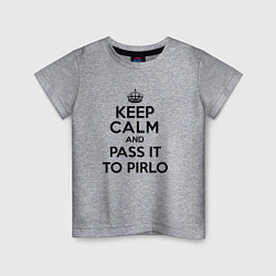 Детская футболка Keep Calm & Pass It To Pirlo