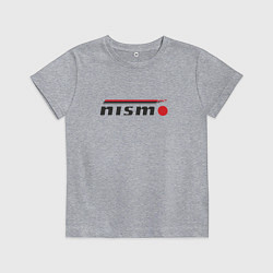 Футболка хлопковая детская Nismo, цвет: меланж