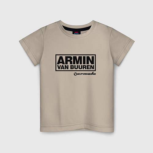 Детская футболка Armin van Buuren / Миндальный – фото 1