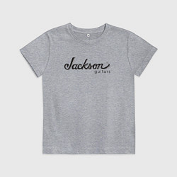 Футболка хлопковая детская Jackson Guitars, цвет: меланж