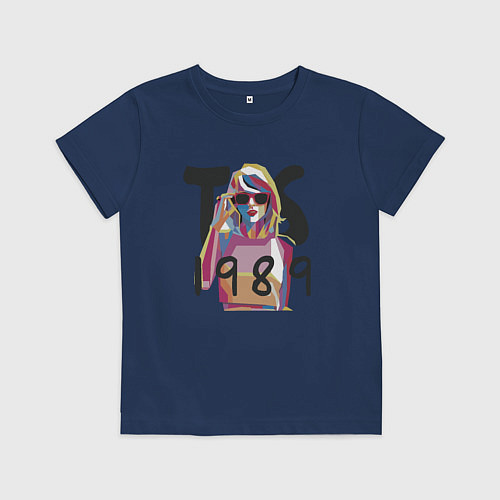 Детская футболка Taylor Swift / Тёмно-синий – фото 1