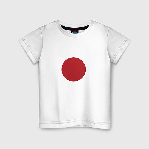 Детская футболка Япония минимализм / Белый – фото 1