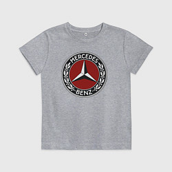 Футболка хлопковая детская Mercedes-Benz, цвет: меланж
