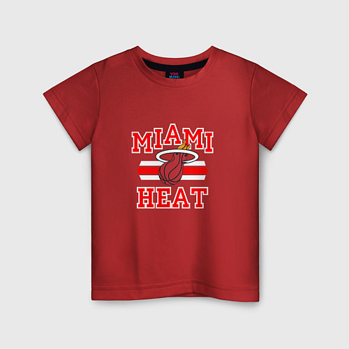 Детская футболка Miami Heat / Красный – фото 1