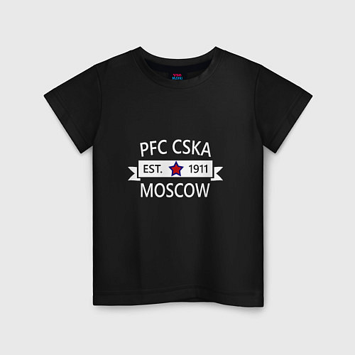 Детская футболка PFC CSKA Moscow / Черный – фото 1