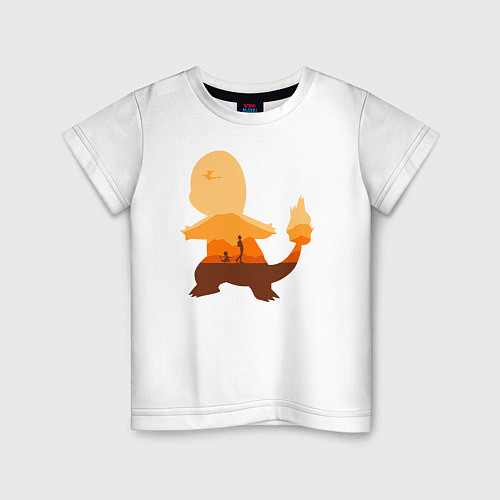 Детская футболка Charizard Shadow / Белый – фото 1