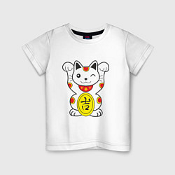 Детская футболка Японский котик