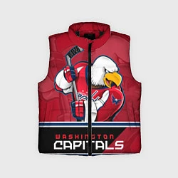 Детский жилет Washington Capitals, цвет: 3D-черный