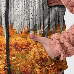 Детский жилет Березовая роща, цвет: 3D-светло-серый — фото 2