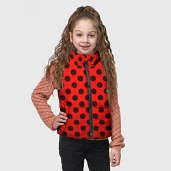 Детский жилет Леди Баг: узор, цвет: 3D-черный — фото 2