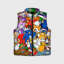 Детский жилет Sonic Stories, цвет: 3D-черный