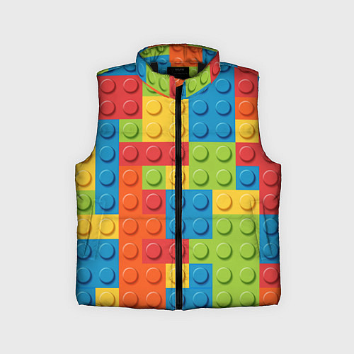 Детский жилет Лего конструктор / 3D-Черный – фото 1