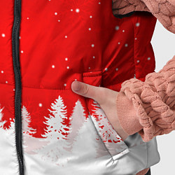 Детский жилет Christmas pattern, цвет: 3D-светло-серый — фото 2