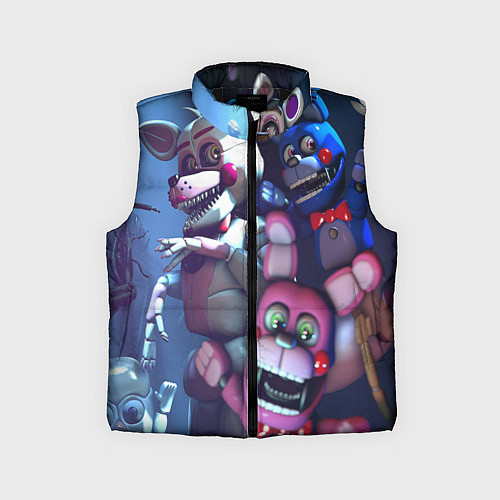 Детский жилет Five Nights at Freddys / 3D-Черный – фото 1