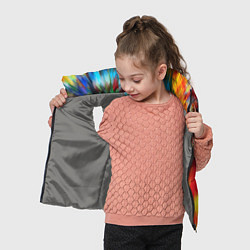 Детский жилет Абстракция разноцветная и яркая, цвет: 3D-светло-серый — фото 2