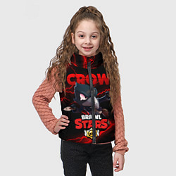 Детский жилет BRAWL STARS CROW, цвет: 3D-черный — фото 2