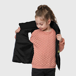 Детский жилет Авокадо, цвет: 3D-черный — фото 2